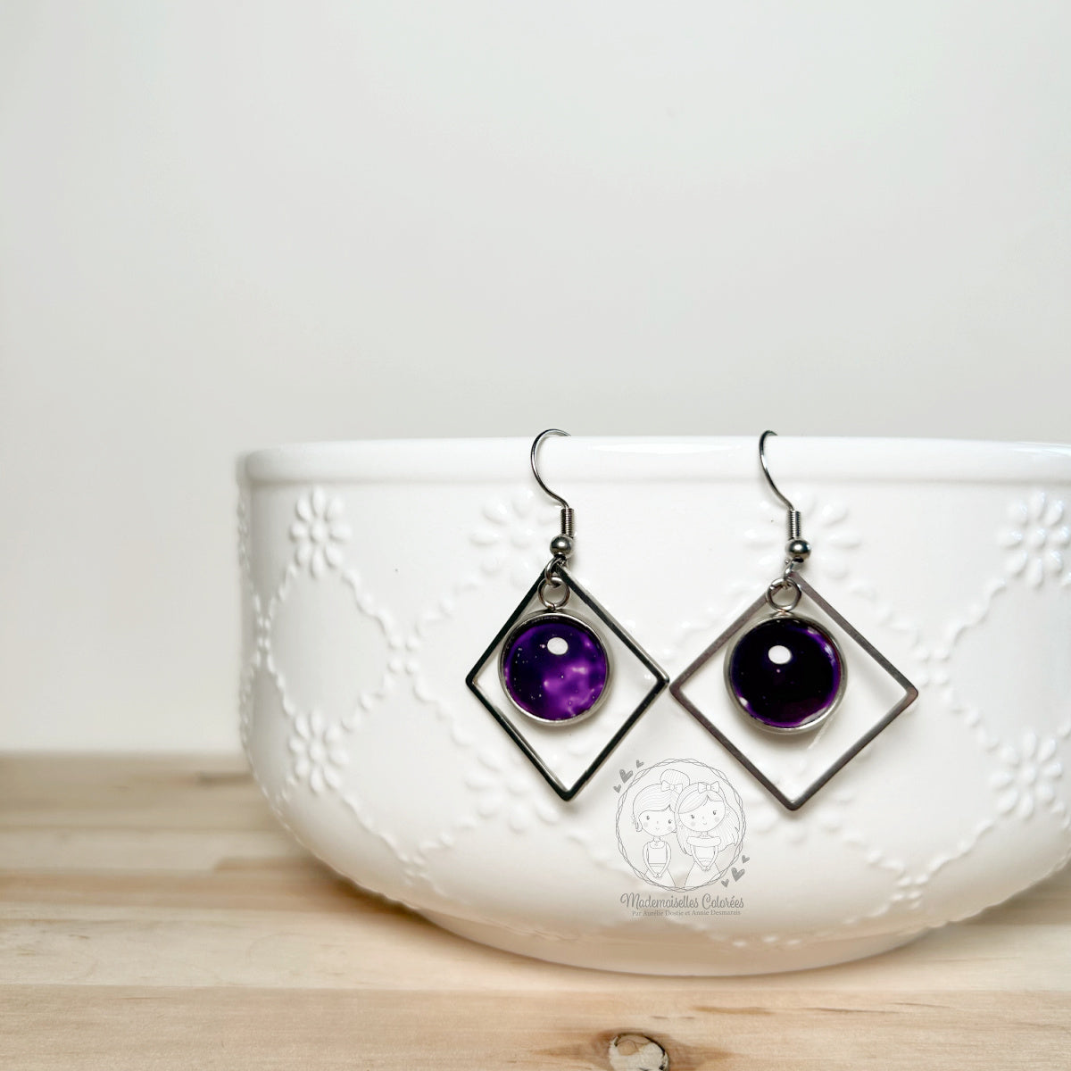 Boucles d'oreilles Pendantes géométriques