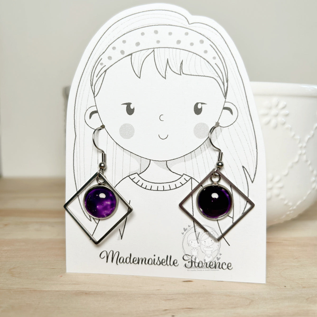 Boucles d'oreilles Pendantes géométriques