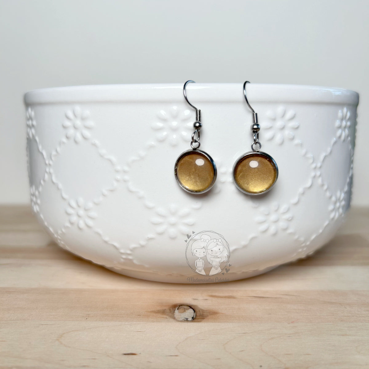 Boucle d'oreille pendante Gold