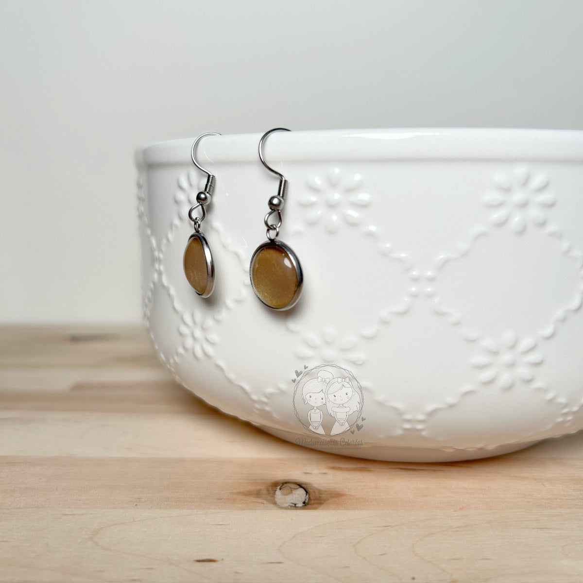 Boucle d'oreille pendante Gold